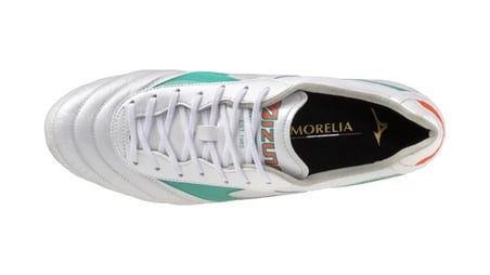 morelia 2 elite erkek krampon beyaz / yeşil