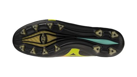 Mizuno Alpha 3 Japan Erkek Krampon Siyah / Sarı