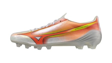 Mizuno Alpha 3 Elite Erkek Krampon Beyaz / Turuncu