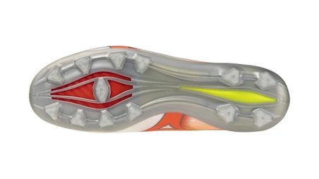 Mizuno Alpha 3 Elite Erkek Krampon Beyaz / Turuncu