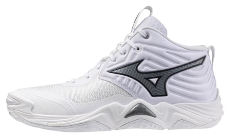 Wave Momentum Elite MID Unisex Voleybol Ayakkabısı Beyaz / Gri