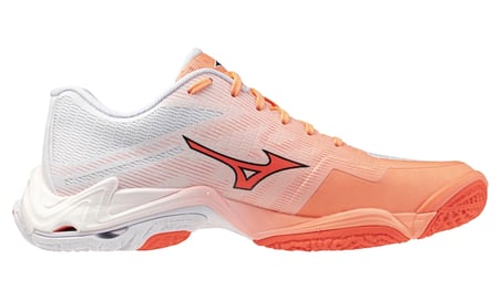 Wave Lightning Elite Unisex Voleybol Ayakkabısı Beyaz / Turuncu