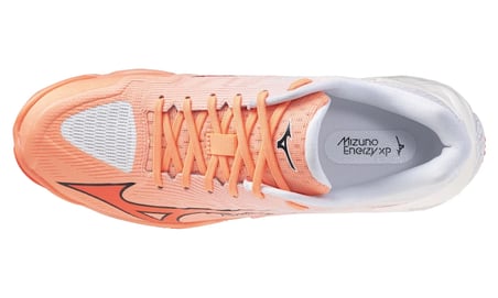 Wave Lightning Elite Unisex Voleybol Ayakkabısı Beyaz / Turuncu
