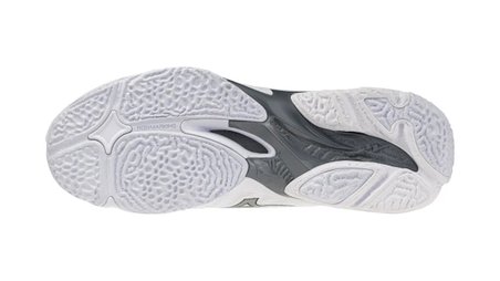 Wave Lightning Elite Unisex Voleybol Ayakkabısı Beyaz / Gri
