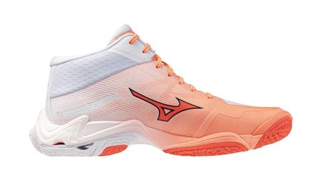 Wave Lightning Elite MID Erkek Voleybol Ayakkabısı Turuncu / Beyaz