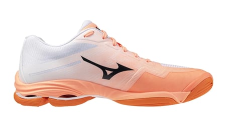 Wave Lightning Pro Unisex Voleybol Ayakkabısı Beyaz / Turuncu