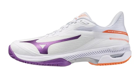 Wave Exceed Court CC Kadın Tenis Ayakkabısı Beyaz / Mor
