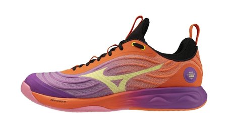 Wave Luminous Elite Unisex Voleybol Ayakkabısı Turuncu / Mor