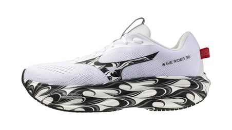 Wave Rider 30 Unisex Koşu Ayakkabısı Beyaz / Siyah