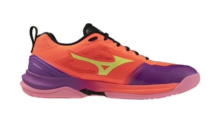 Wave Stealth Elite Unisex Hentbol Ayakkabısı Turuncu / Mor
