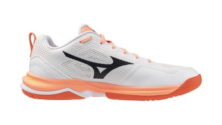Wave Stealth Pro Unisex Hentbol Ayakkabısı Beyaz / Turuncu