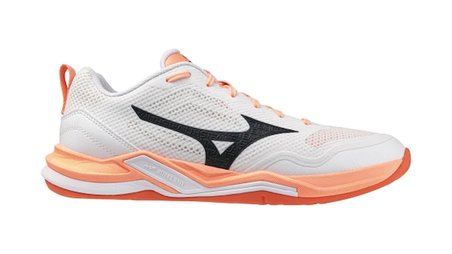Wave Stealth Pro Unisex Hentbol Ayakkabısı Beyaz / Turuncu