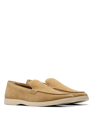 Clarks Süet Koyu Kum Erkek Günlük Ayakkabı Torford Easy Dark