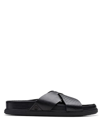 Clarks Siyah Erkek Terlik Torford Cross