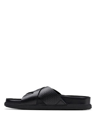 Clarks Siyah Erkek Terlik Torford Cross