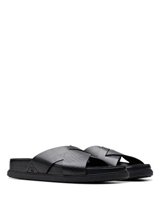 Clarks Siyah Erkek Terlik Torford Cross