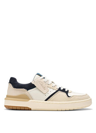 Clarks Lacivert - Beyaz Erkek Sneaker Courtlite2 Lo