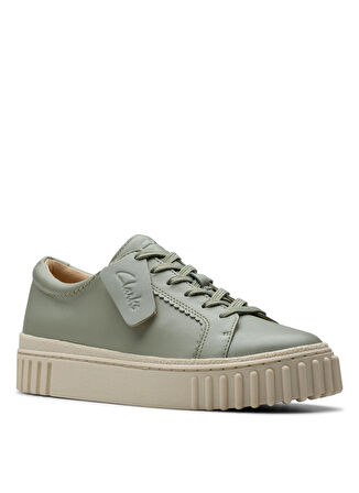 Clarks Yeşil Kadın Sneaker 26181208