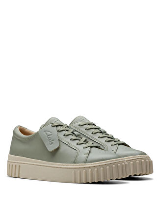 Clarks Yeşil Kadın Sneaker 26181208