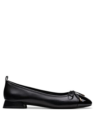 Clarks Deri Siyah Kadın Babet 26181322