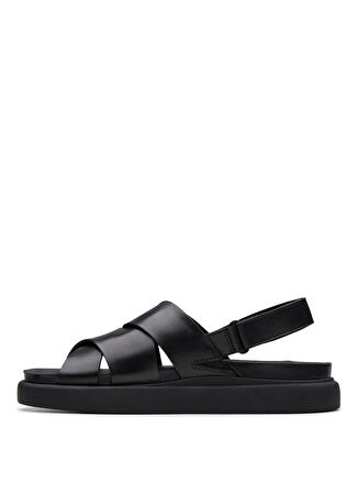 Clarks Deri Siyah Kadın Sandalet 26181255