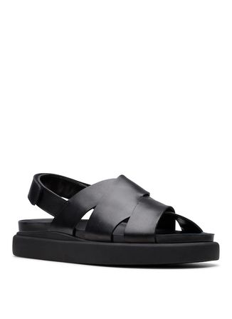 Clarks Deri Siyah Kadın Sandalet 26181255