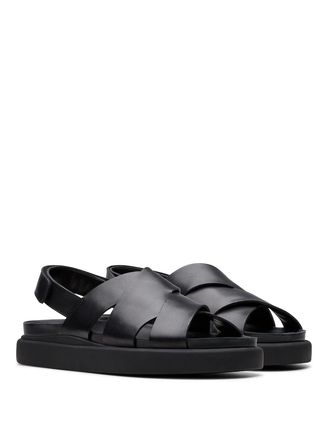 Clarks Deri Siyah Kadın Sandalet 26181255