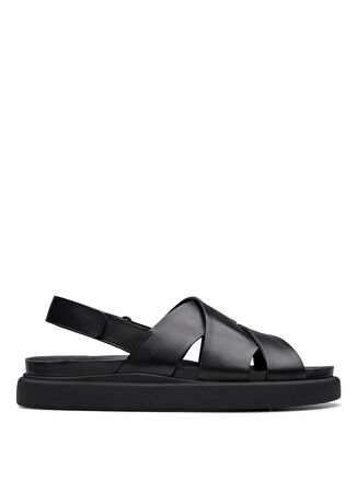 Clarks Deri Siyah Kadın Sandalet 26181255