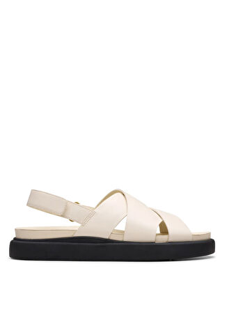 Clarks Deri Beyaz Kadın Sandalet 26181257