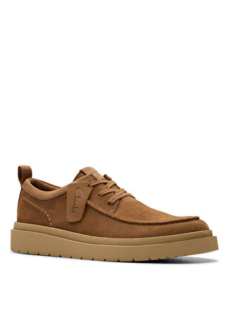 Clarks Süet Kahve Erkek Günlük Ayakkabı Polden Moc