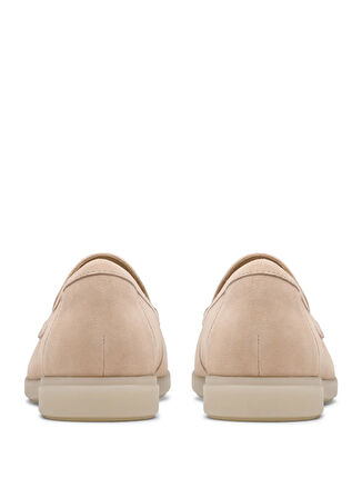 Clarks Süet Pudra Kadın Loafer 26181453