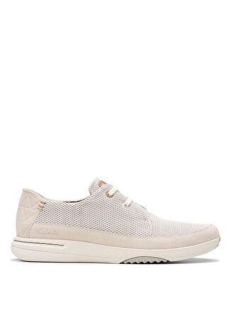 Clarks Süet Beyaz Erkek Günlük Ayakkabı Easeway Lace