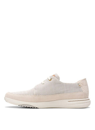 Clarks Süet Beyaz Erkek Günlük Ayakkabı Easeway Lace