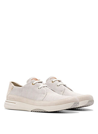 Clarks Süet Beyaz Erkek Günlük Ayakkabı Easeway Lace
