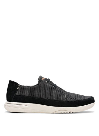 Clarks Süet Siyah Erkek Günlük Ayakkabı Easeway Lace