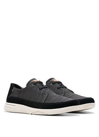 Clarks Süet Siyah Erkek Günlük Ayakkabı Easeway Lace