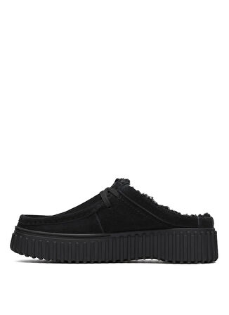 Clarks Siyah Kadın Terlik Torhill Mule