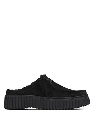 Clarks Siyah Kadın Terlik Torhill Mule