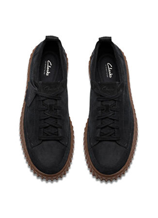 Clarks Nubuk Siyah Erkek Günlük Ayakkabı Torhill Lace