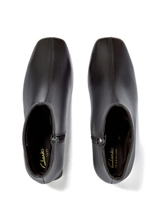 Clarks Deri Siyah Kadın Bot Fernie Zip