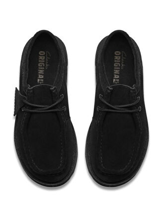 Clarks Süet Siyah Kadın Günlük Ayakkabı Meare Walla.