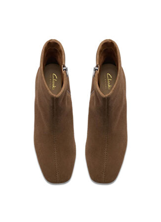 Clarks Süet Taba Kadın Bot Fernie Zip