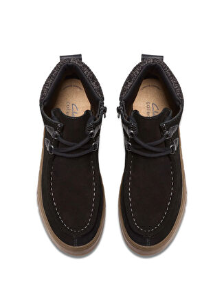 Clarks Süet Siyah Kadın Bot Mykah Izzy