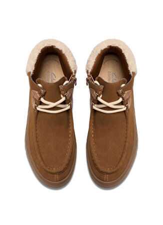Clarks Süet Taba Kadın Bot Mykah Izzy