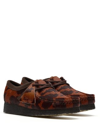 Clarks Deri Çok Renkli Kadın Loafer Wallabee.
