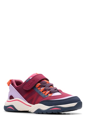 26183350 Clarks FeatherTrack K Kız Çocuk Spor Ayakkabı 25-30