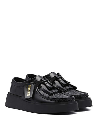 Clarks Deri Siyah Kadın Loafer Torview W