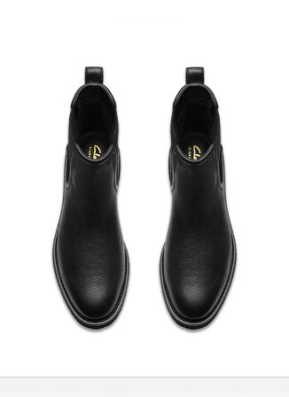 Clarks Deri Siyah Kadın Bot Nella Top