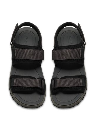 Clarks Siyah Erkek Deri Sandalet ATL Trek River