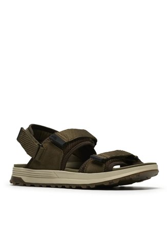 Clarks Haki Erkek Deri Sandalet ATL Trek River